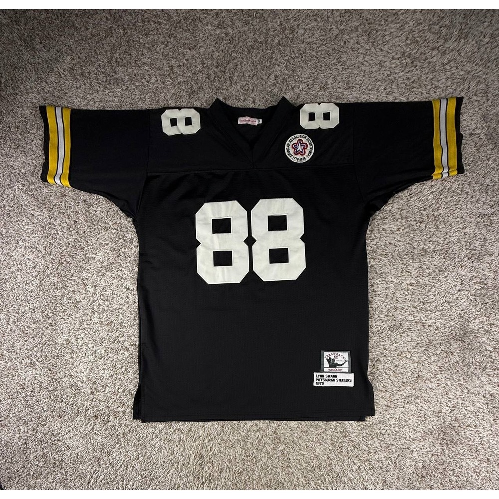 Vintage Mitchell & Ness Lynn Swann #88 Steelers 1975 Authentic  Jersey 56 USA